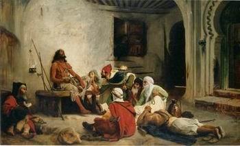 unknow artist Arab or Arabic people and life. Orientalism oil paintings 71